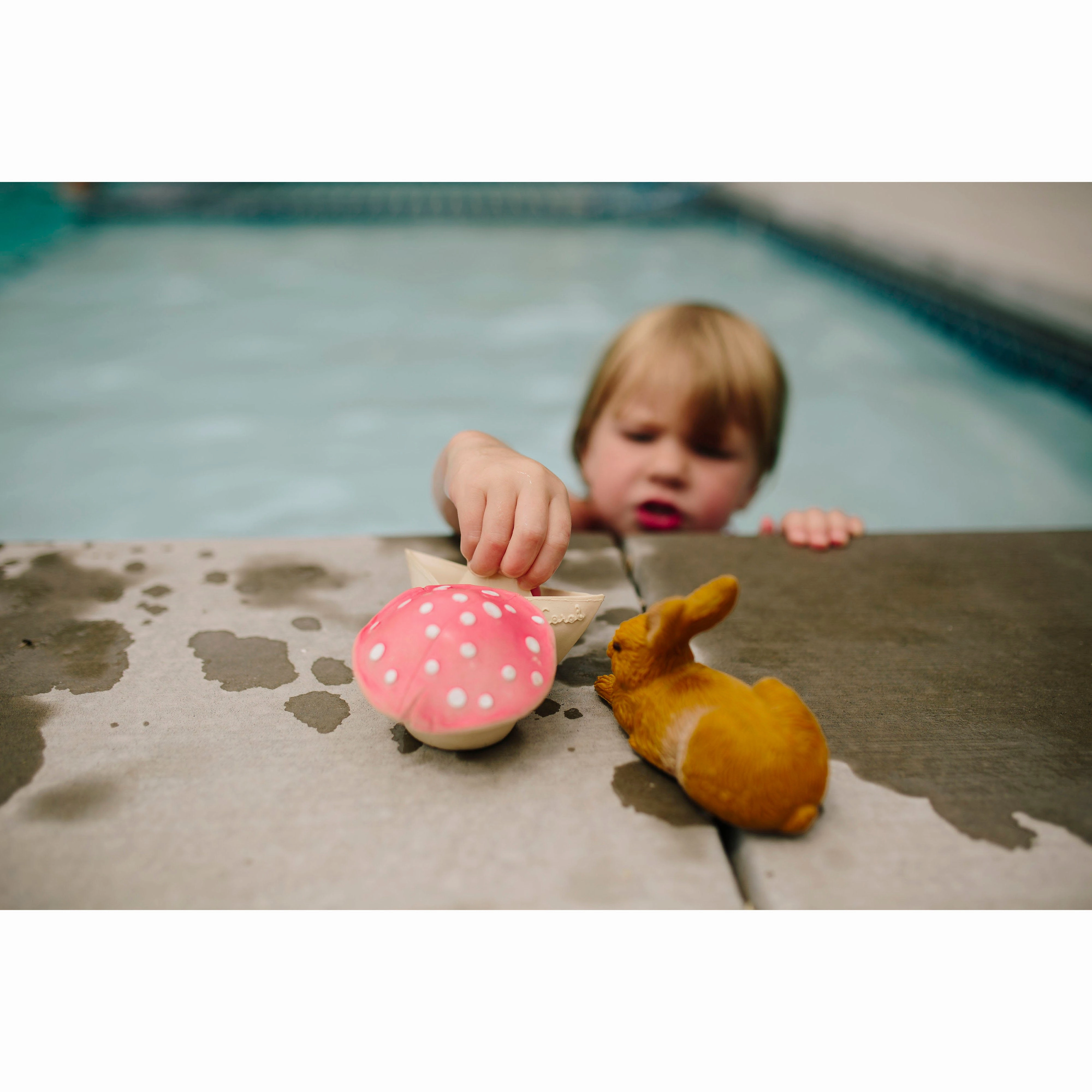 Oli & Carol Forest Collection: Rabbit and Mushrooms Teether
