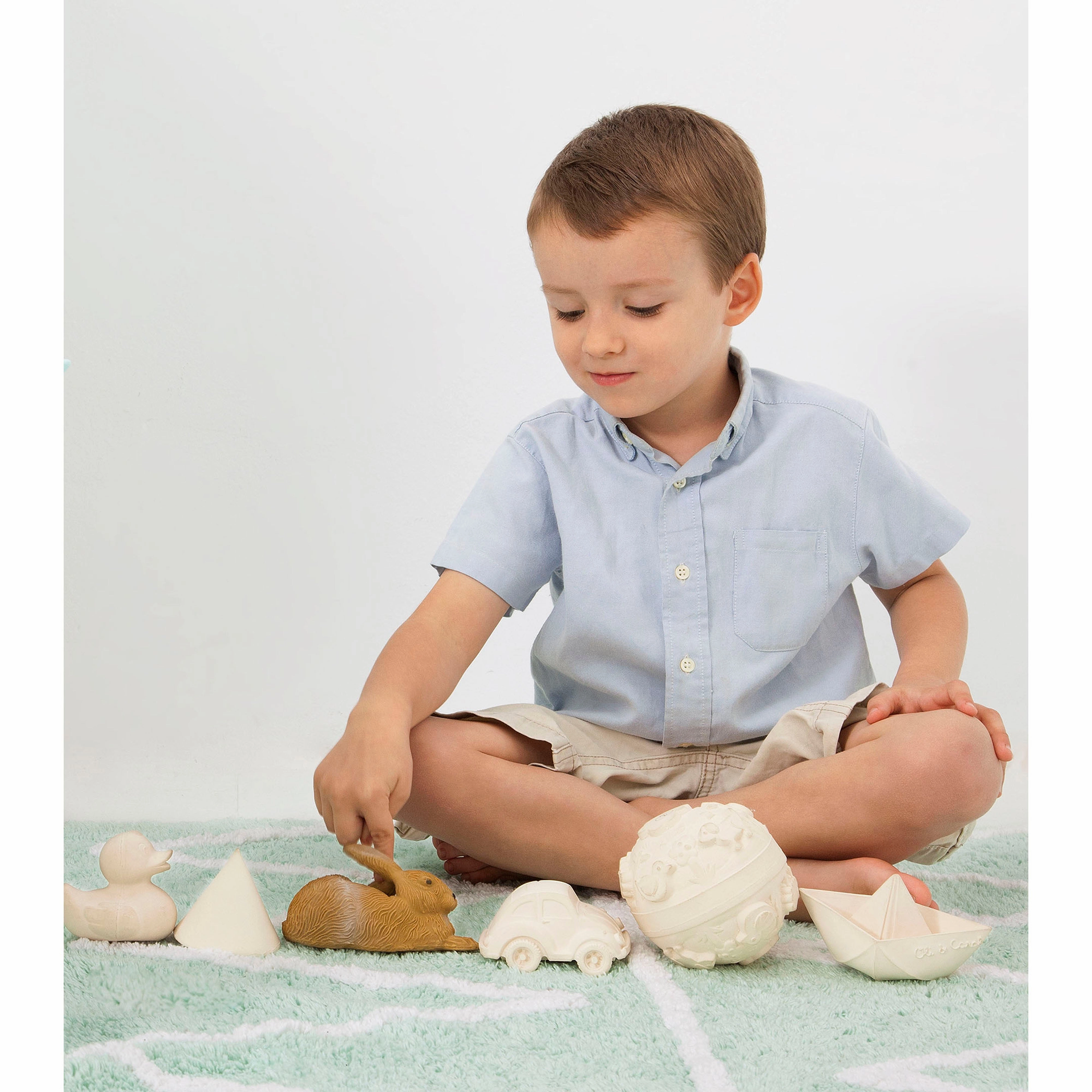 Oli & Carol Forest Collection: Rabbit and Mushrooms Teether