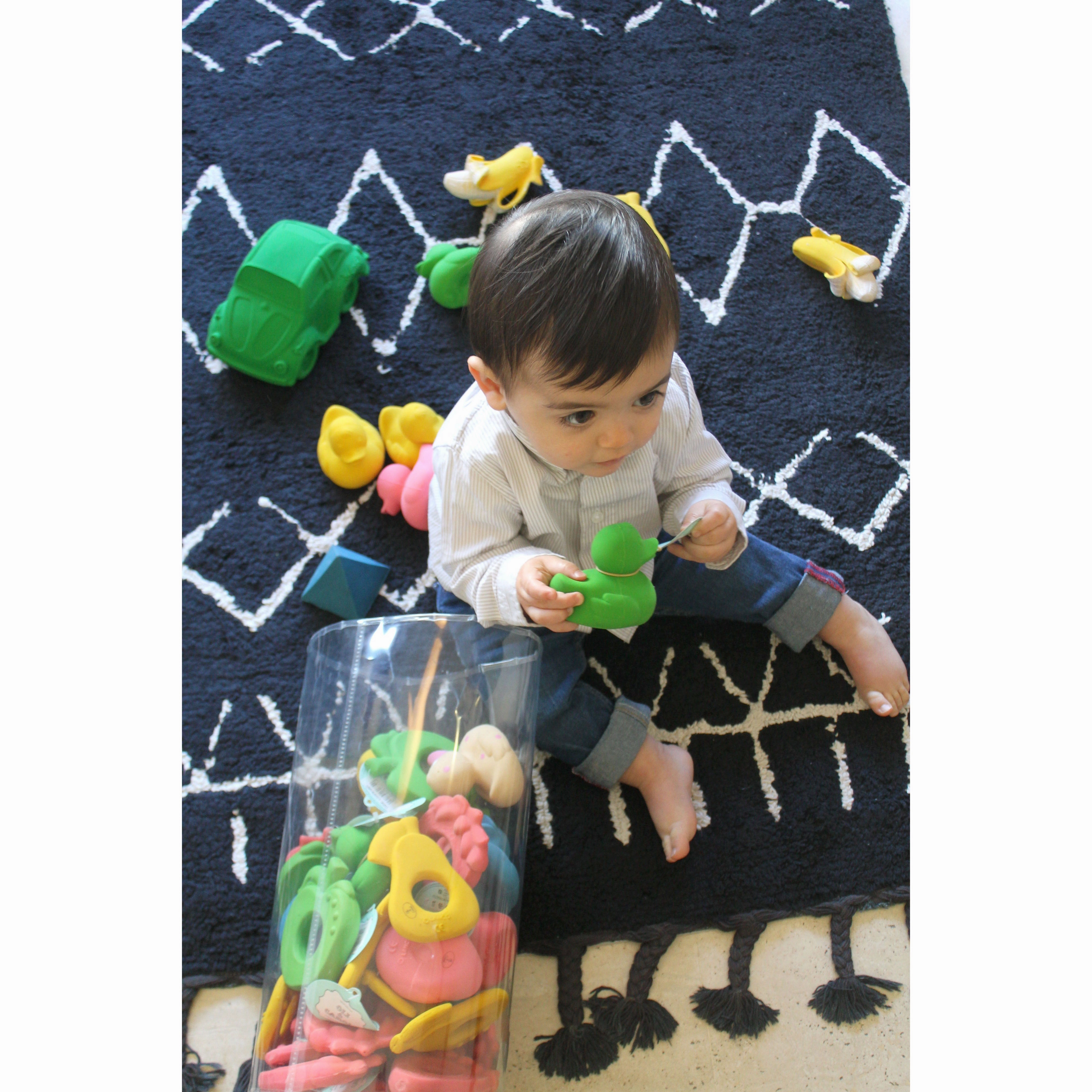 Oli & Carol Fruit Shape Teething Ring: Apple, Pear and Strawberry Teether