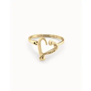 Bracelet en métal doré One Love Unode50 Bijoux et Accessoires