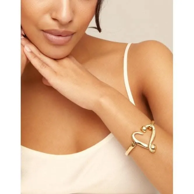 Bracelet en métal doré One Love Unode50 Bijoux et Accessoires