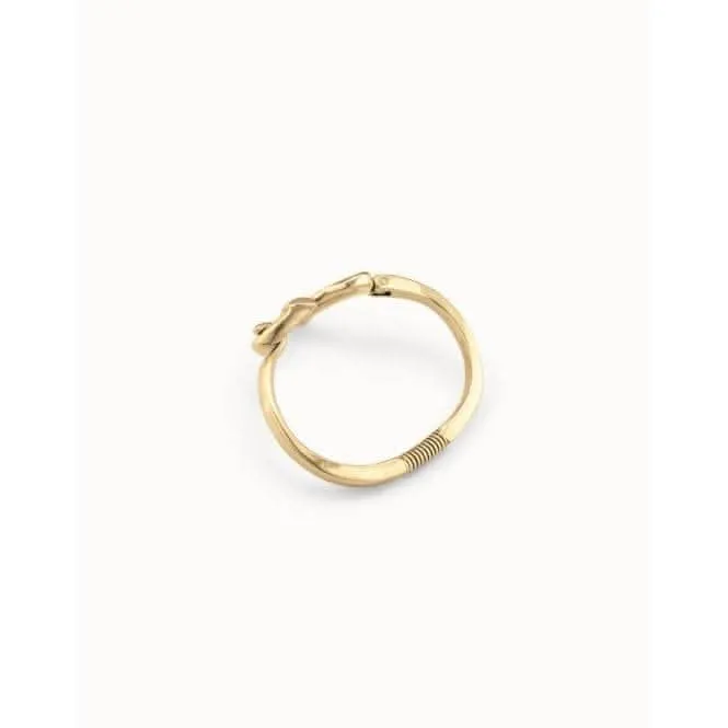 Bracelet en métal doré One Love Unode50 Bijoux et Accessoires