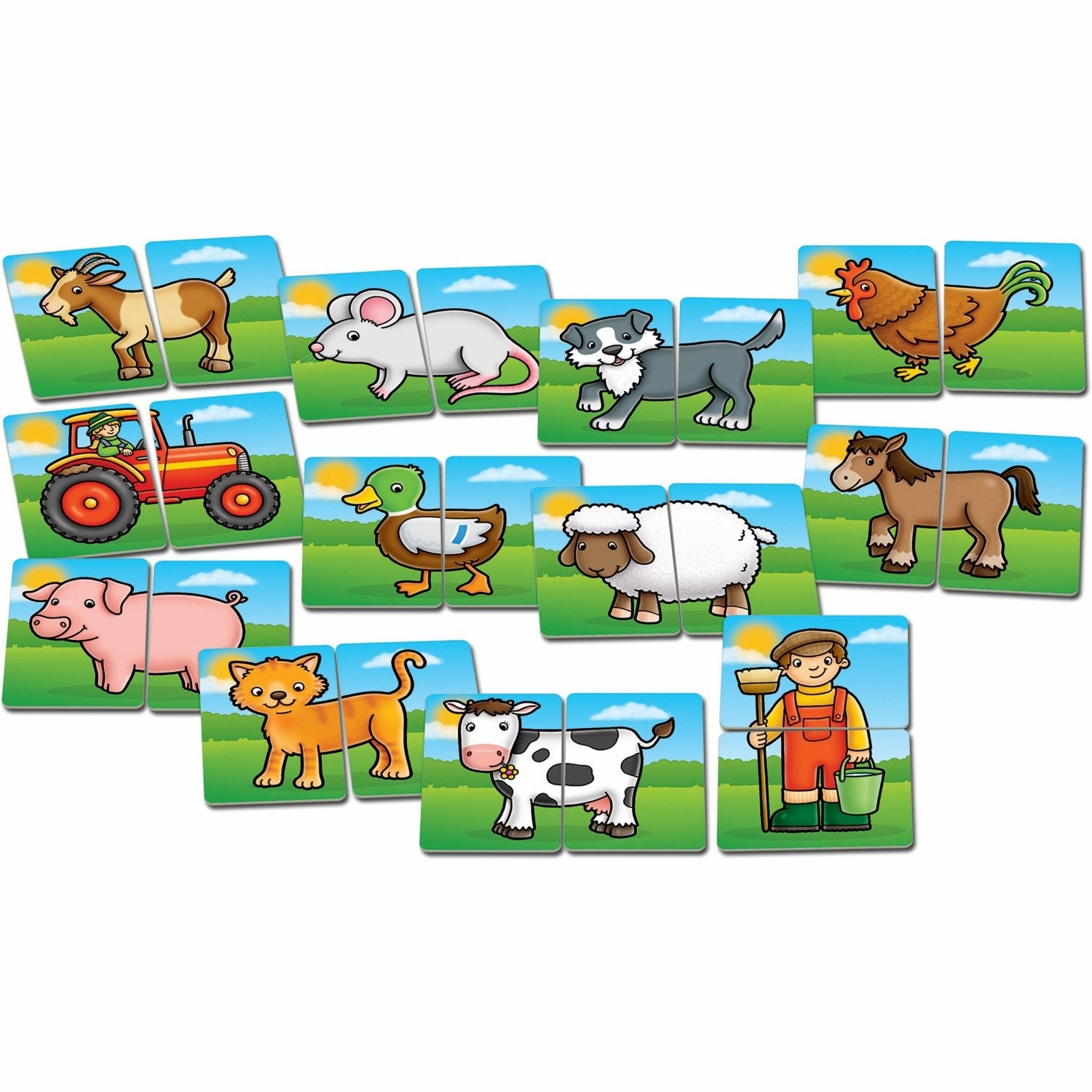 Orchard Toys Farmyard Heads And Tails