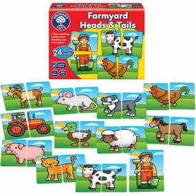 Orchard Toys Farmyard Heads And Tails
