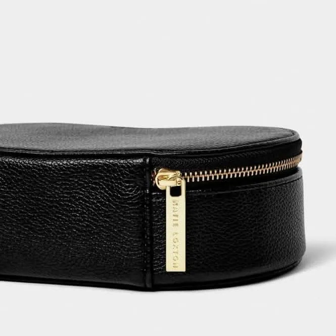 Boîte à bijoux noire ovale KLB3359 - Bijoux et accessoires Katie Loxton