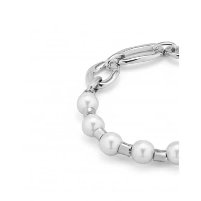 Bracelet moyen Pearl And Match PUL2364BPLMTL0M Unode50 Bijoux et accessoires