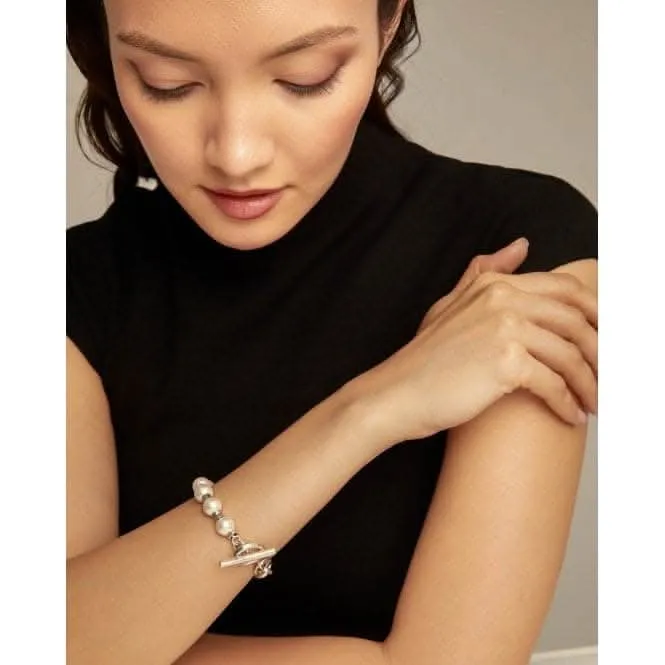 Bracelet moyen Pearl And Match PUL2364BPLMTL0M Unode50 Bijoux et accessoires