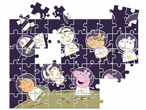 Peppa Pig Toys Clementoni 26096, Peppa Pig Double Face Supercolor Puzzle for Children - 60 Piec