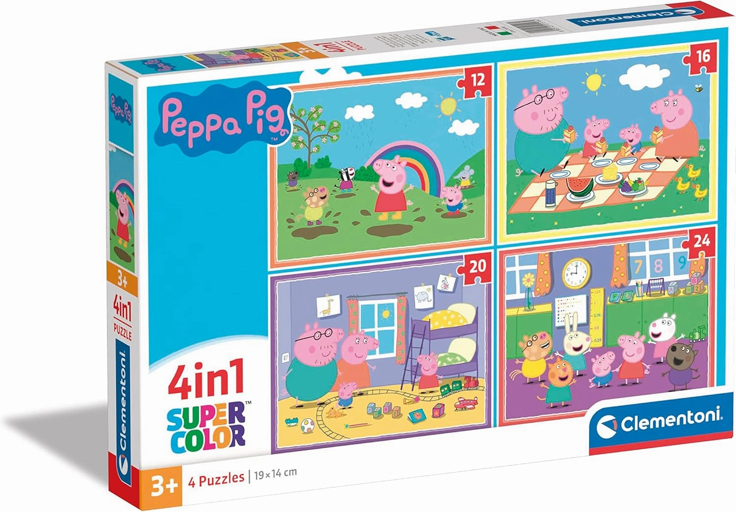 Peppa Pig Toys Clementoni Peppa Pig 4-in-1 Jigsaw Puzzle Set (21516)