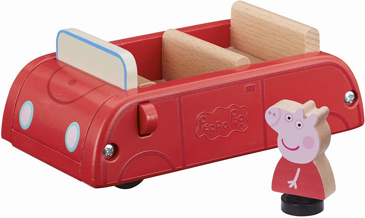 Peppa Pig Toys Peppa Pig 07208 Wooden Red Car