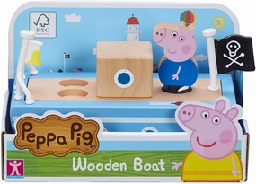 Peppa Pig Toys Peppa Pig 07209 Wooden Boat, Multi Color