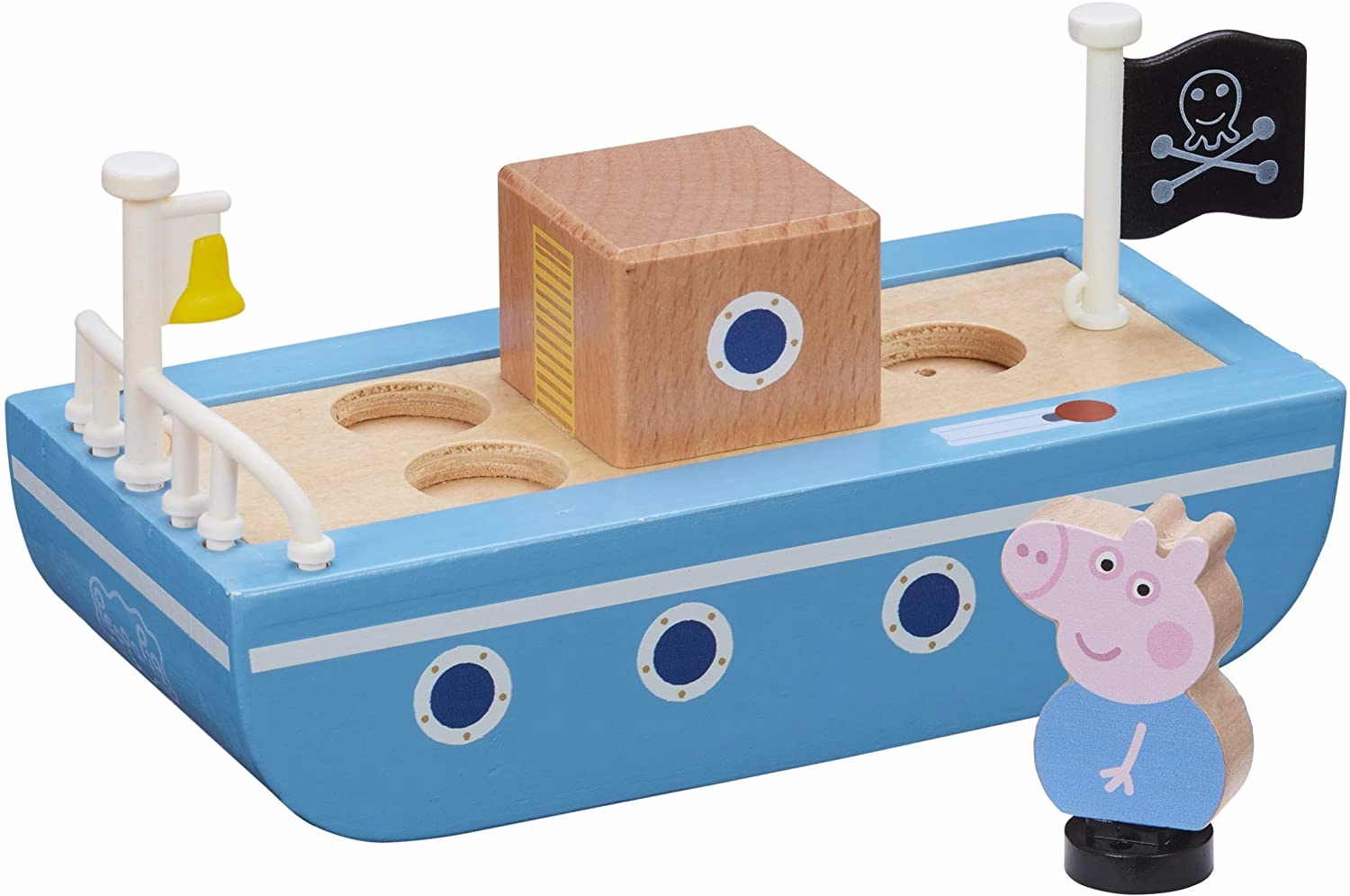 Peppa Pig Toys Peppa Pig 07209 Wooden Boat, Multi Color