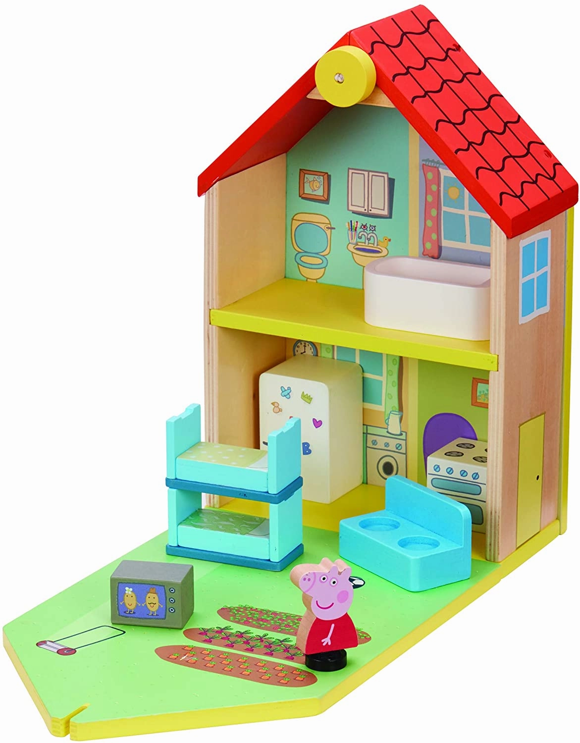 Peppa Pig Toys Peppa Pig 07213 Wooden Family Home, Multi Color