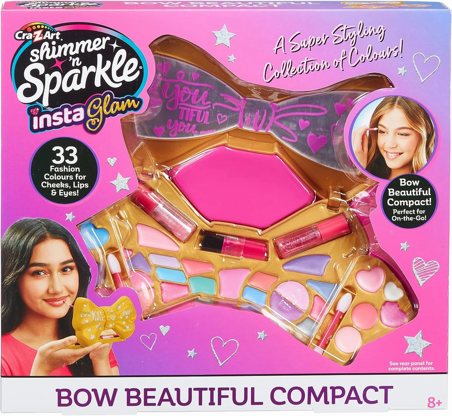 Peppa Pig Toys Peppa Pig 65574 Shimmer N Sparkle Bow Beautiful Compact, Real Set for Children
