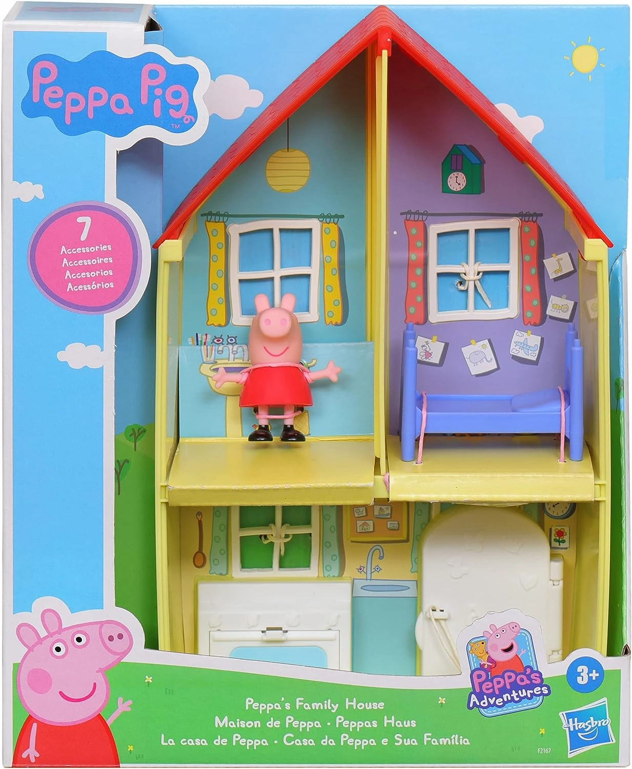 Peppa Pig Toys Peppa Pig F2167 Adventures Peppas Family House Playset Preschool Toy