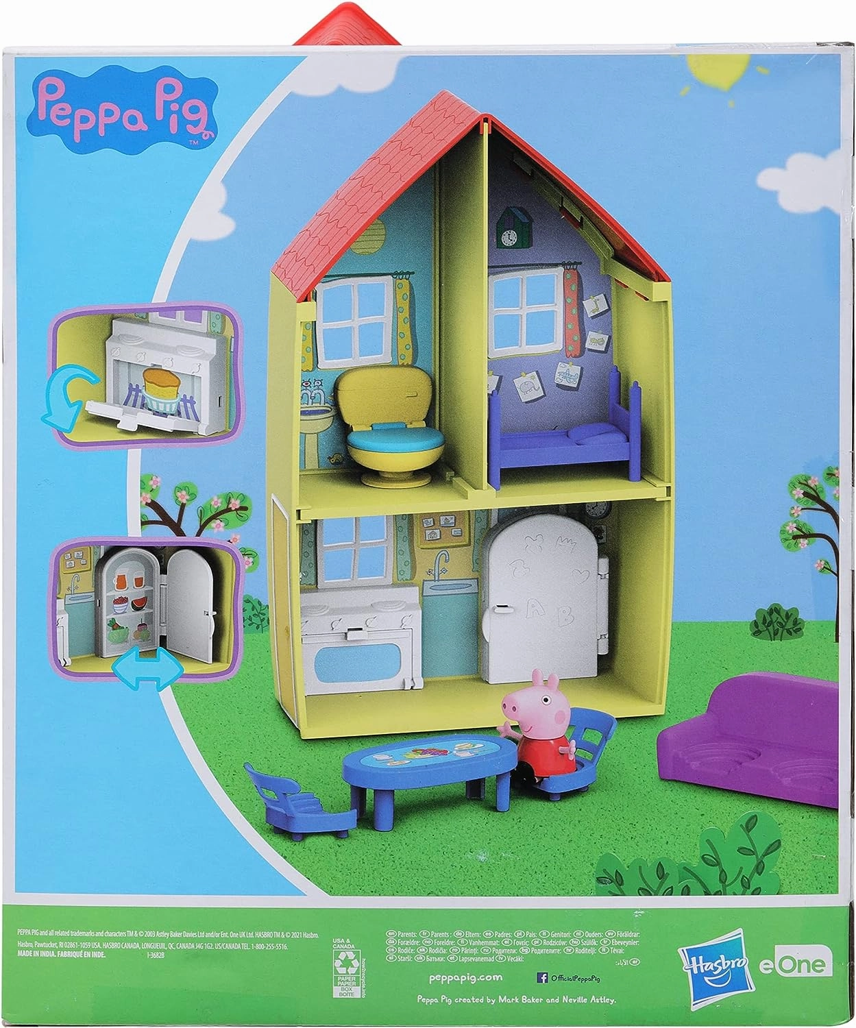 Peppa Pig Toys Peppa Pig F2167 Adventures Peppas Family House Playset Preschool Toy