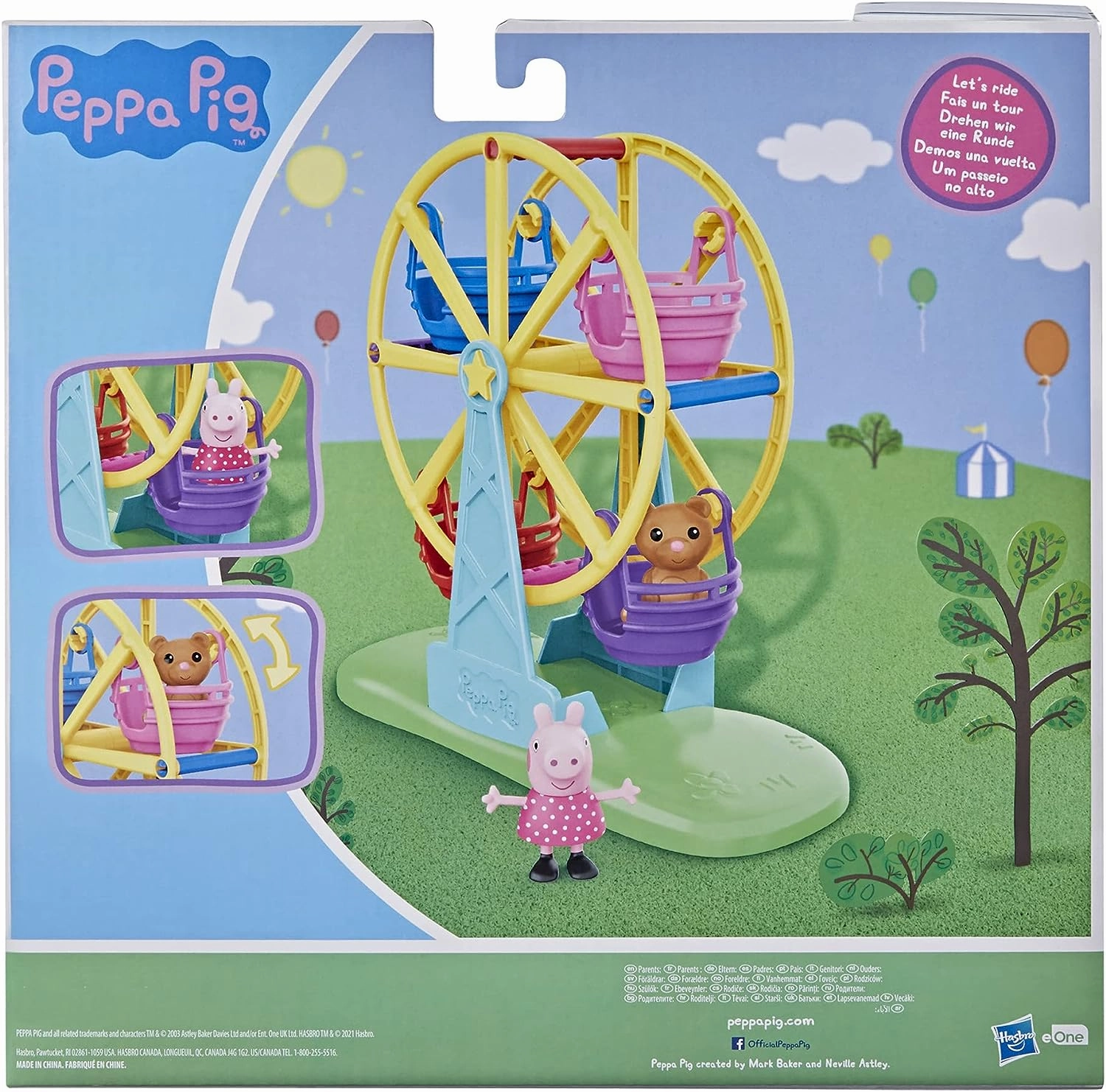 Peppa Pig Toys Peppa Pig F25125L1 Pep Peppas Ferris Wheel Ride Playset