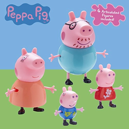 Peppa Pig Toys Peppa Pig Family Figures Pack - Articulated Family Set for Imaginative Play (06666)