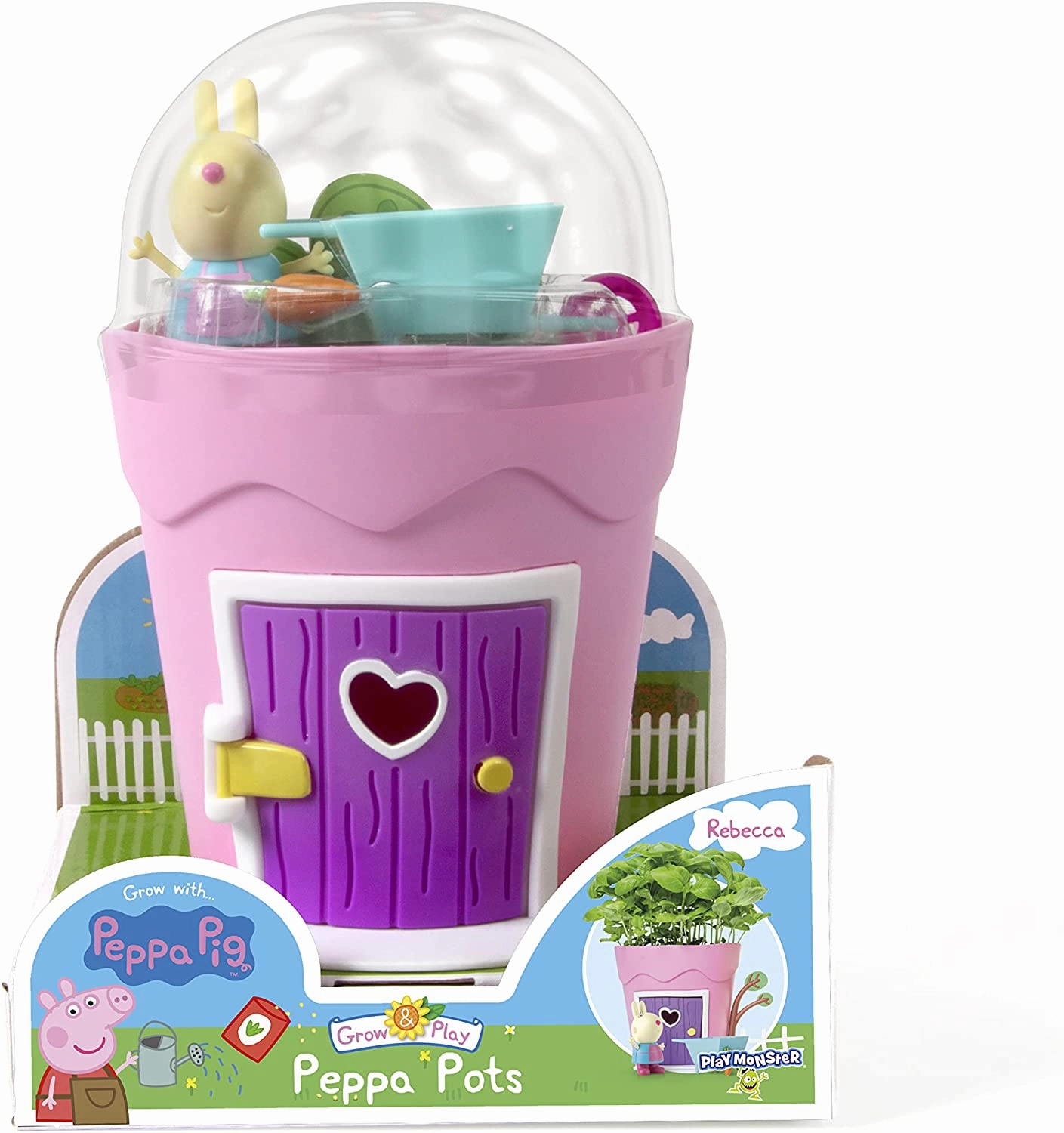Peppa Pig Toys Peppa Pig Grow & Play Peppa Pots - Rebecca Rabbit, PP103