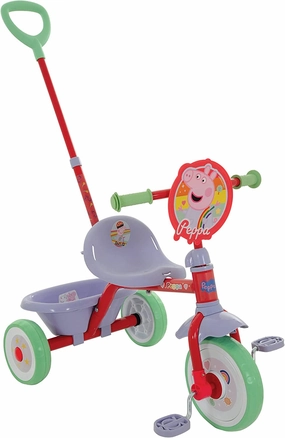 Peppa Pig Toys Peppa Pig M004696 First Ride On Trike, Multicoloured, 79cm x 44cm x 97cm