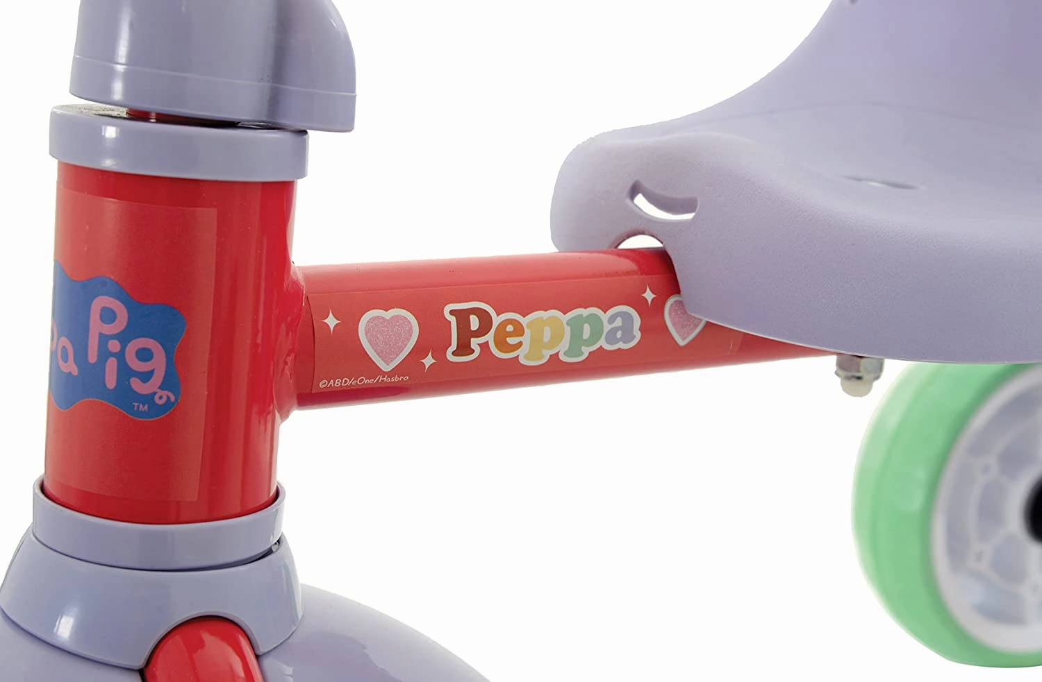 Peppa Pig Toys Peppa Pig M004696 First Ride On Trike, Multicoloured, 79cm x 44cm x 97cm