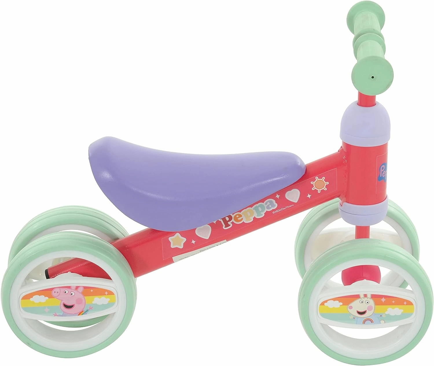 Peppa Pig Toys Peppa Pig M004697 Bobble Ride On, Multi, 37cm x 17cm x 47cm
