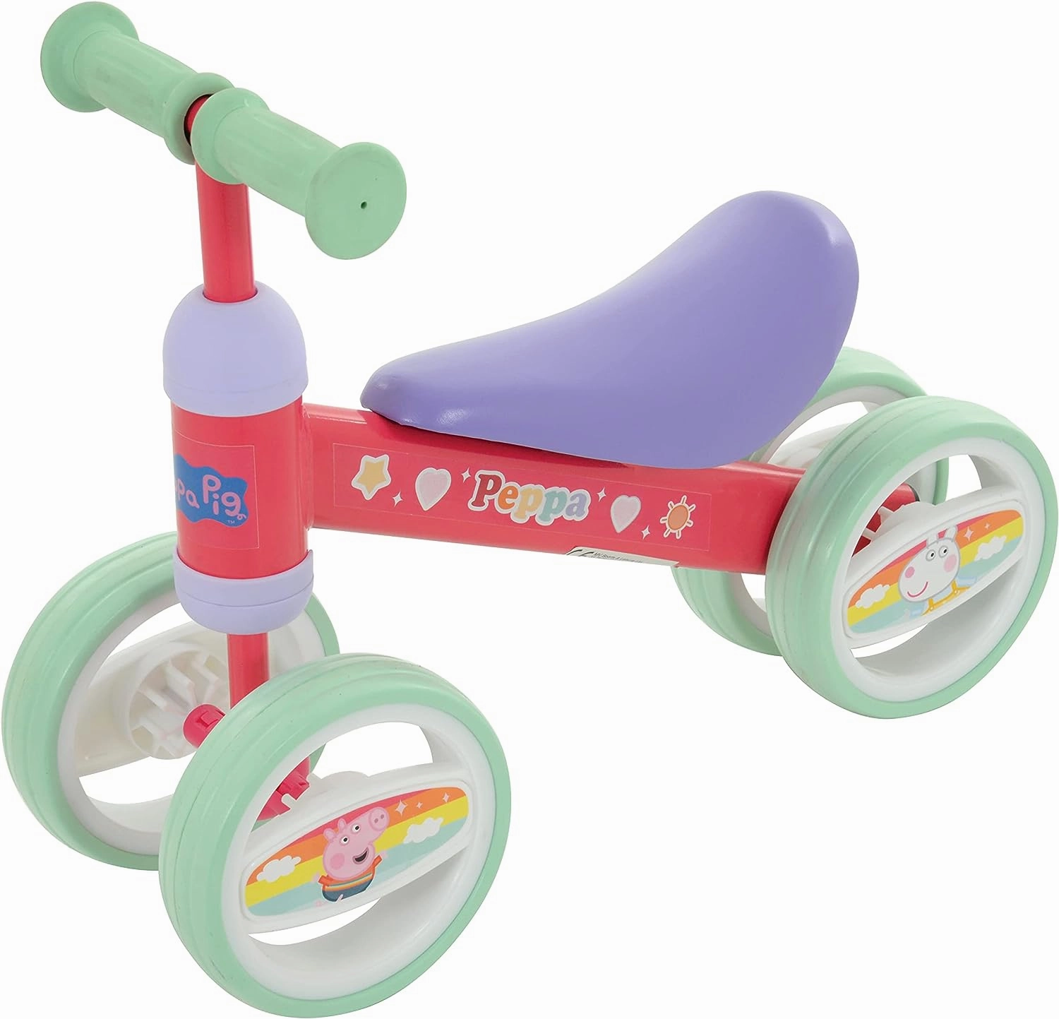 Peppa Pig Toys Peppa Pig M004697 Bobble Ride On, Multi, 37cm x 17cm x 47cm