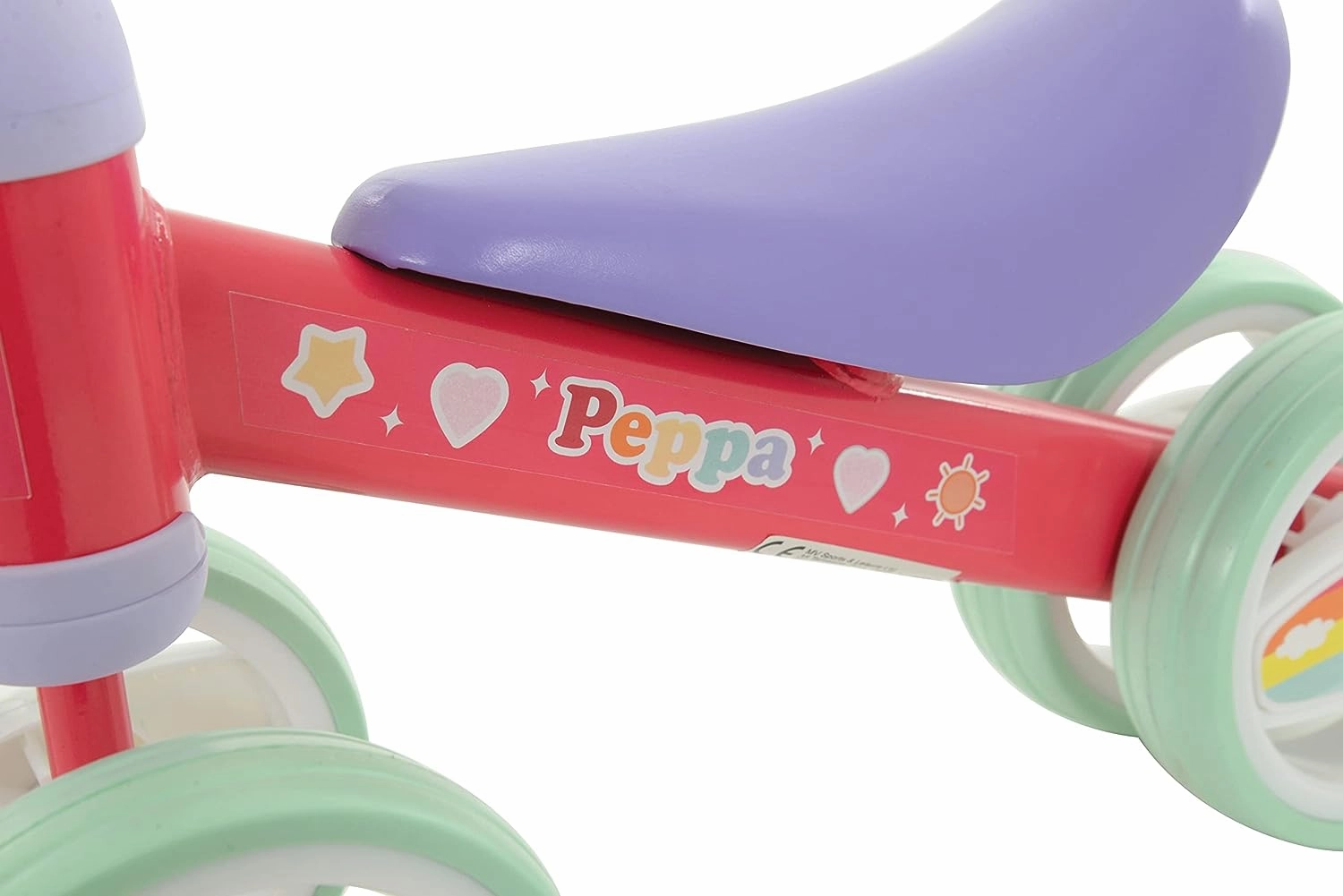 Peppa Pig Toys Peppa Pig M004697 Bobble Ride On, Multi, 37cm x 17cm x 47cm