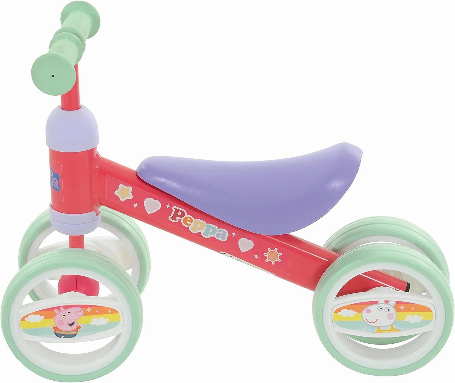 Peppa Pig Toys Peppa Pig M004697 Bobble Ride On, Multi, 37cm x 17cm x 47cm