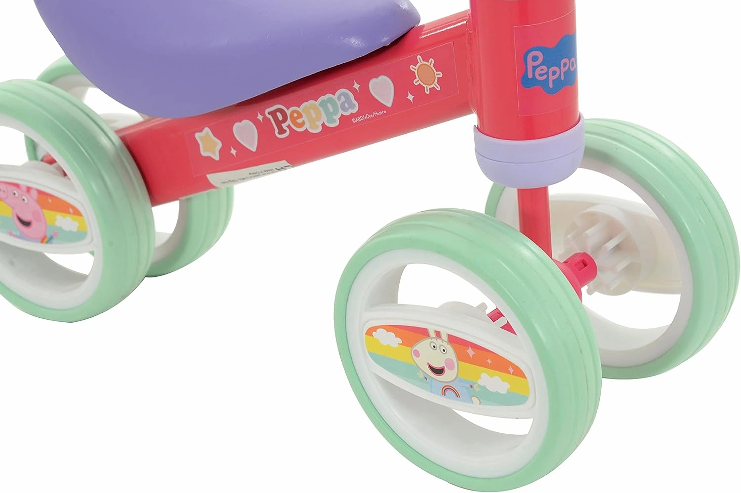 Peppa Pig Toys Peppa Pig M004697 Bobble Ride On, Multi, 37cm x 17cm x 47cm