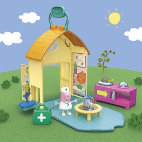 Peppa Pig Toys Peppa Pig Peppas Adventures Peppa Visits the Vet Playset Preschool Toy, 1 Figur