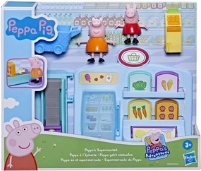 Peppa Pig Toys Peppa Pig Peppas Adventures Peppas Supermarket Playset Preschool Toy: 2 Figure