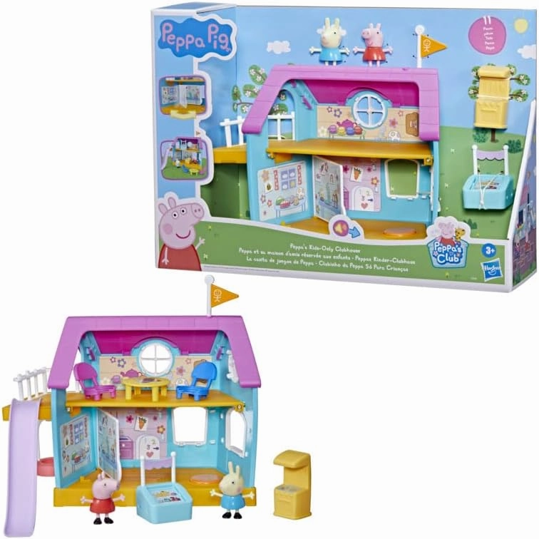 Peppa Pig Toys Peppa Pig Peppas Club Peppas Kids-Only Clubhouse Pre-school Toy; Sound Effects