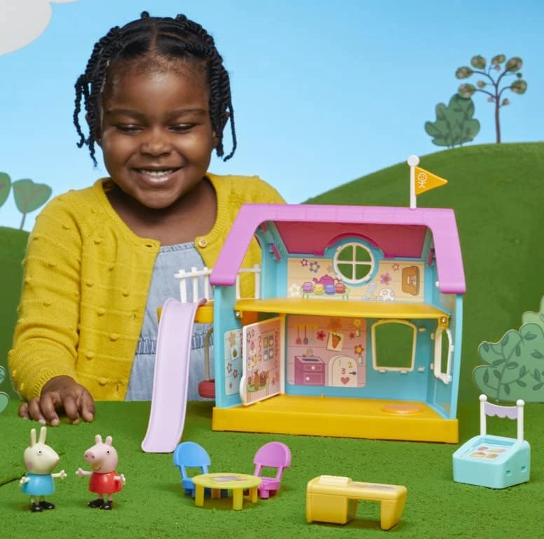 Peppa Pig Toys Peppa Pig Peppas Club Peppas Kids-Only Clubhouse Pre-school Toy; Sound Effects