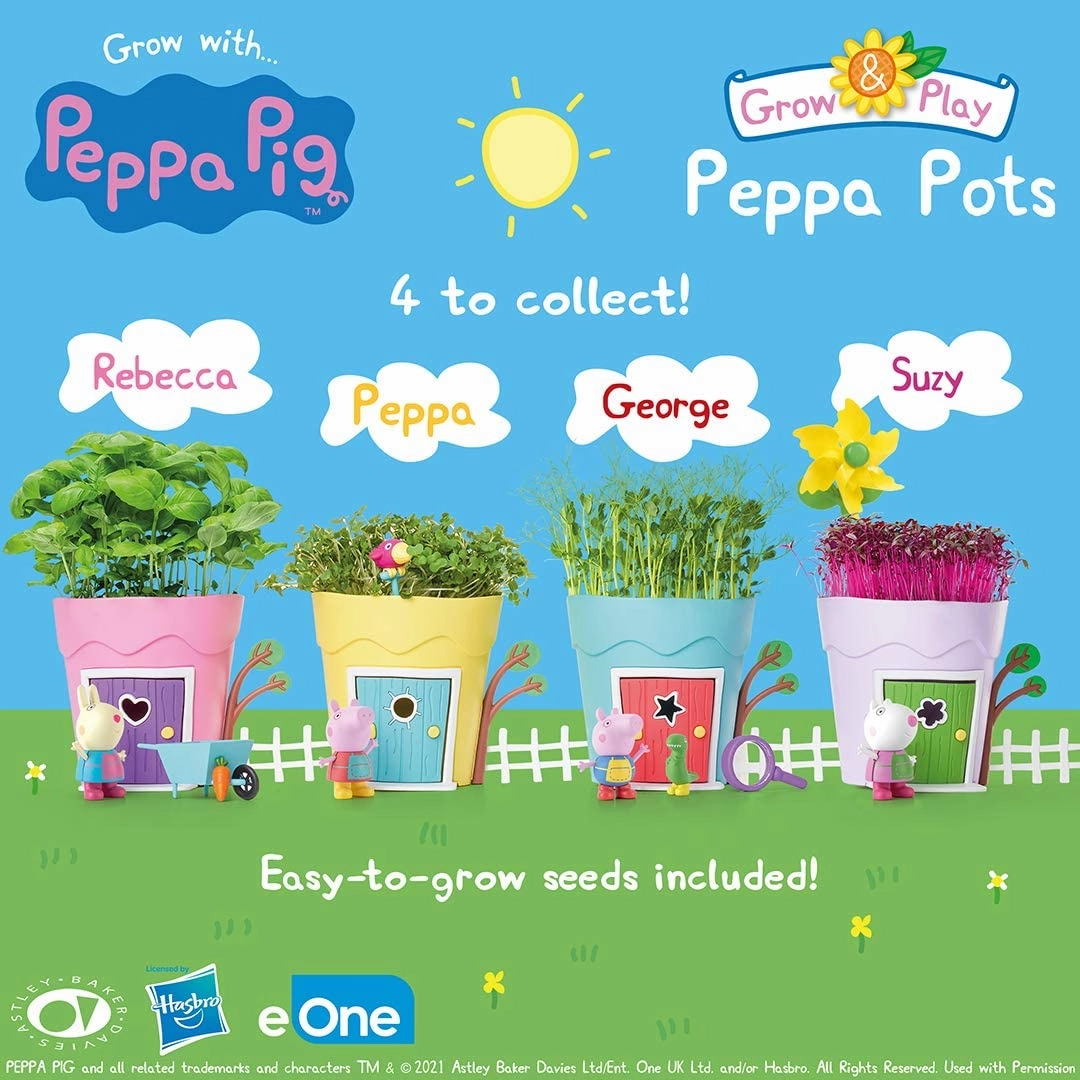 Peppa Pig Toys Peppa Pig PP101 Pots Peppa Peppa Pig Kids' Animal & Insect Habitat Kits, Multi