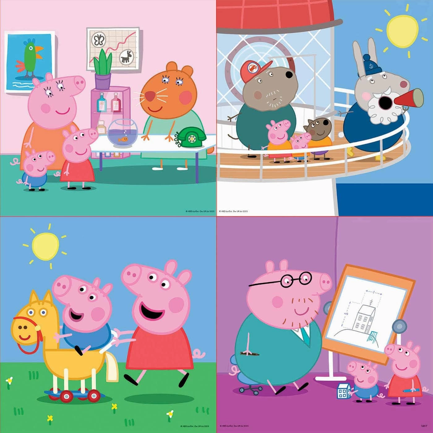 Peppa Pig Toys Peppa Pig Progressive Puzzle Set - 12, 20, 25 Pieces for Ages 3  (Educa Borrs 16817)