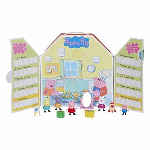 Peppa Pig Toys Peppa Pig Reward Chart Figure and Accessory Pack, Red