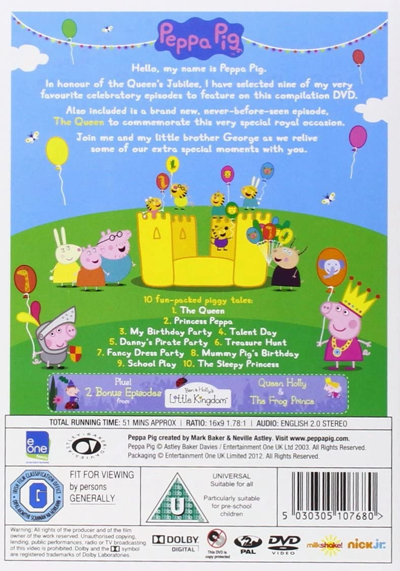 Peppa Pig Toys Peppa Pig: The Queen Royal Compilation [Volume 17] [2017]
