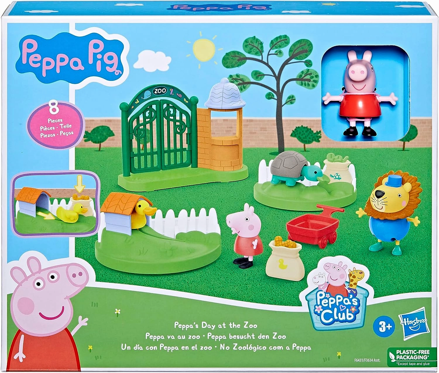 Peppa Pig Toys Peppa Pig Toys Peppa's Day at the Zoo Playset Toy for Preschoolers