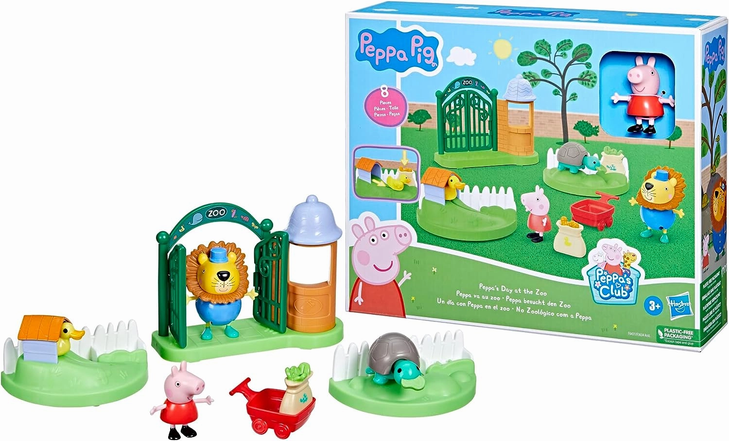 Peppa Pig Toys Peppa Pig Toys Peppa's Day at the Zoo Playset Toy for Preschoolers