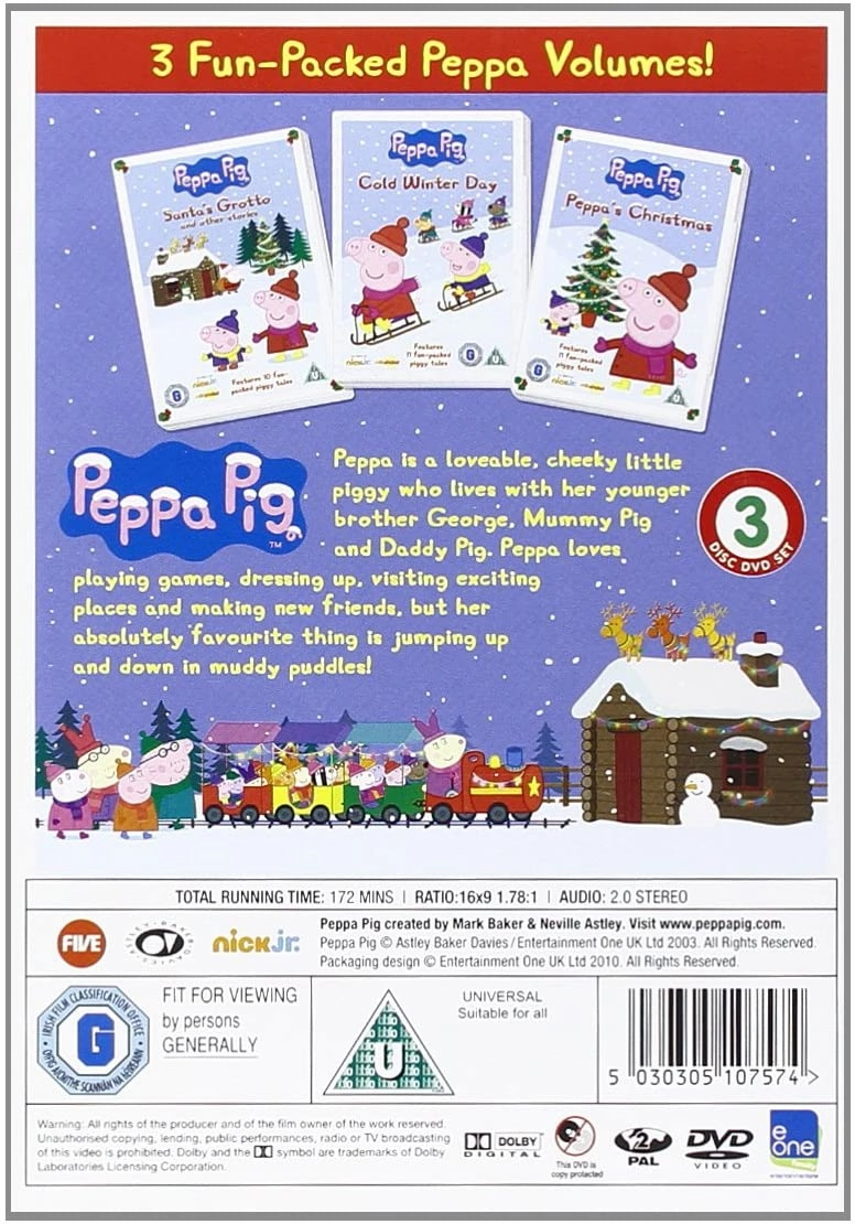 Peppa Pig Toys Peppa Pig Triple - The Christmas Collection (Vol 7,9 & 13)