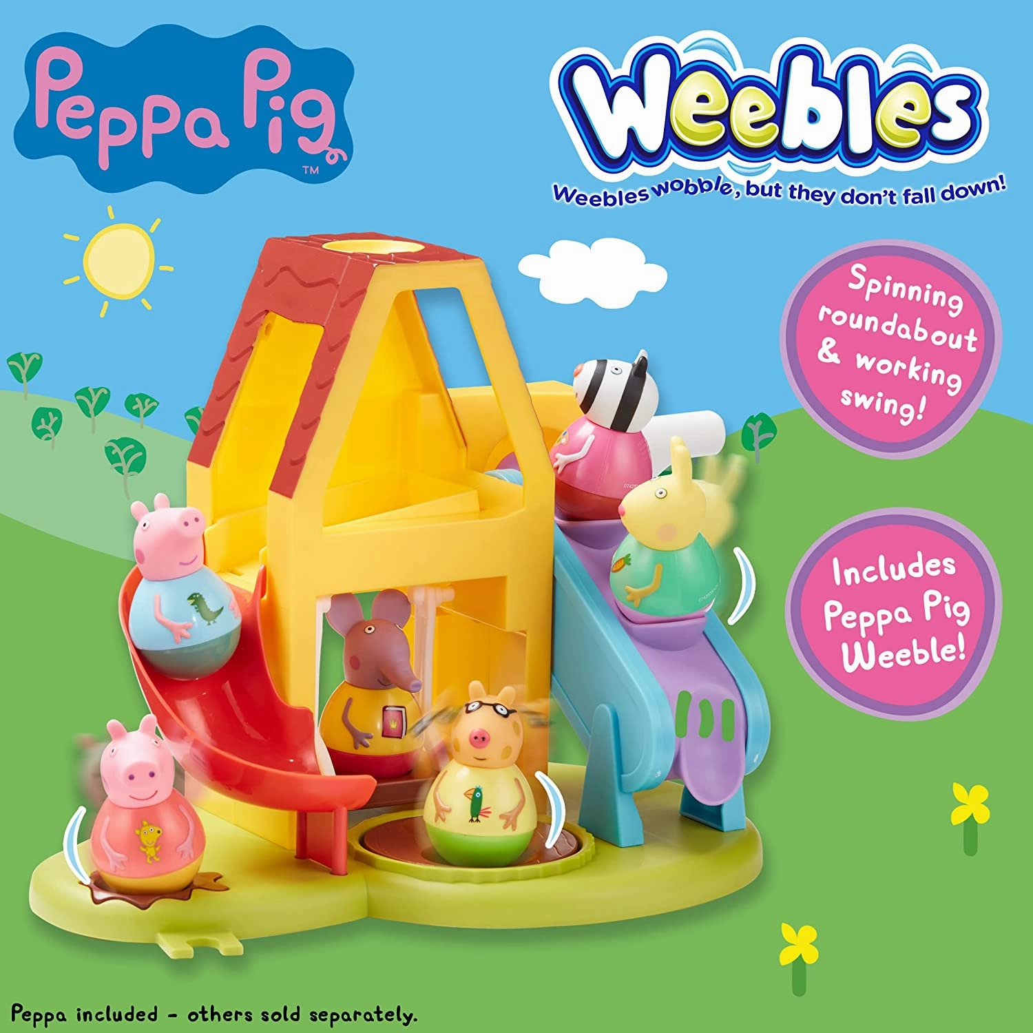 Peppa Pig Toys Peppa Pig Weebles Wind & Wobble Playhouse 07483
