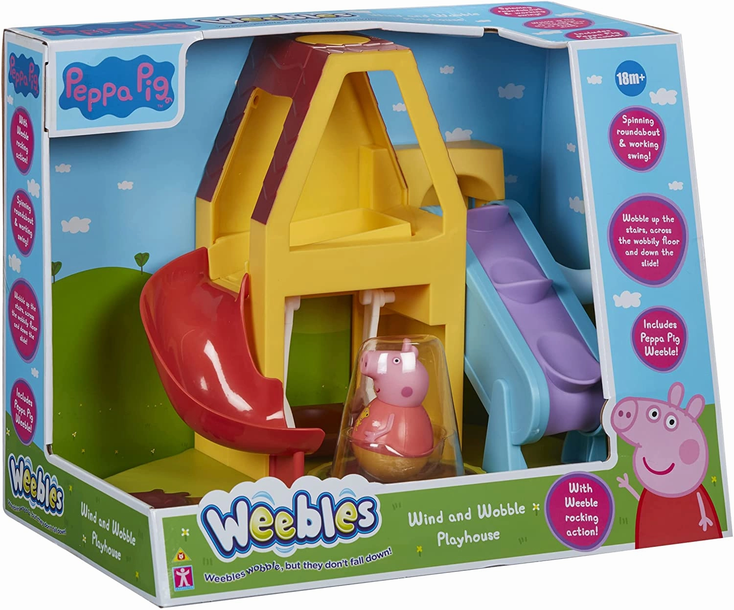 Peppa Pig Toys Peppa Pig Weebles Wind & Wobble Playhouse 07483