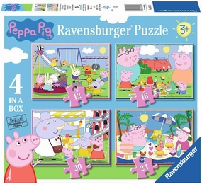 Peppa Pig Toys Ravensburger 06958 Peppa Pig 4 in a Box