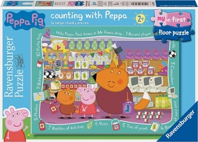 Peppa Pig Toys Ravensburger 3165 Peppa Pig First Floor Jigsaw Puzzle-16 Pieces-Kids