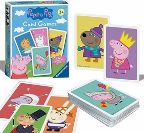 Peppa Pig Toys Ravensburger Peppa Pig Card Game for Kids Age 3 Years and Up - Snap, Happy Families, Swap or Pairs