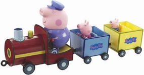 Peppa Pig Toys Tm Toys 5034 Peppa Pig's train with 2 carriages, multicoloured