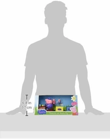 Peppa Pig Toys Tm Toys 5034 Peppa Pig's train with 2 carriages, multicoloured