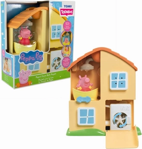Peppa Pig Toys TOMY Toomies E73415 Peppas House Bath Playset Peppa Pig Toy Window Sprinklers &