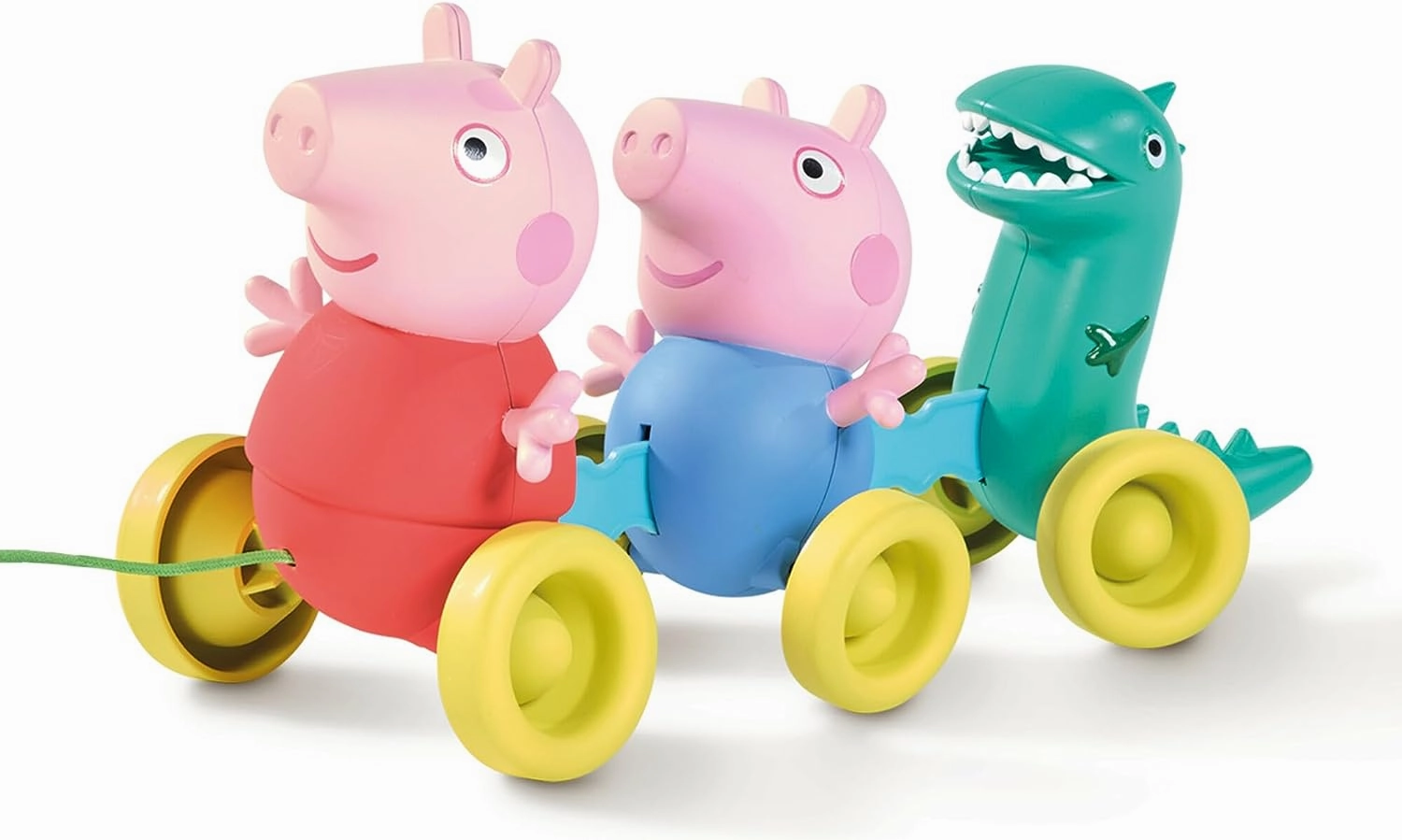 Peppa Pig Toys TOMY Toomies Pull Along Peppa (E73527) - Wibble Wobble Action Peppa Pig